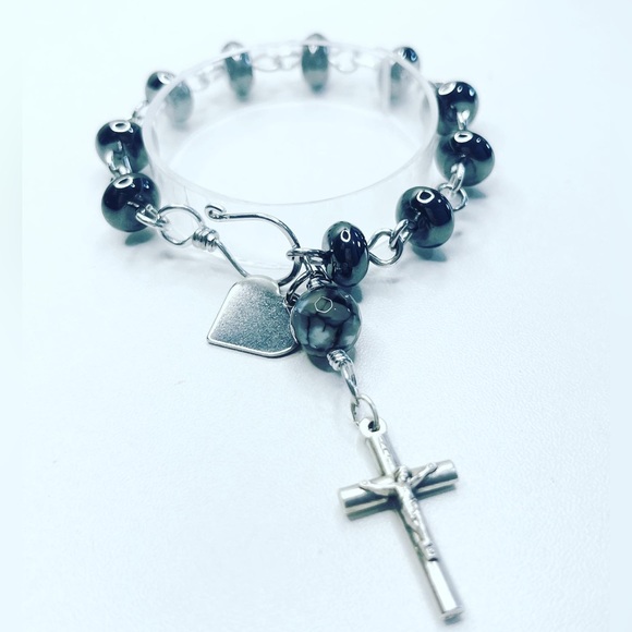 ✨Hematite crystal pendulum and bracelet ✨💫 - Picture 4 of 7